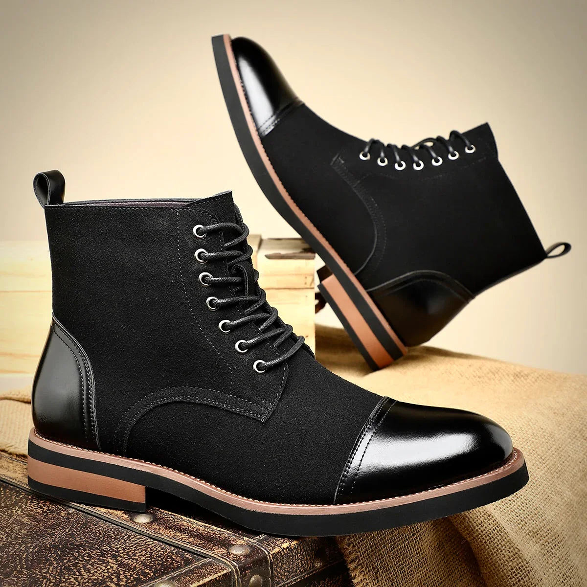 BUCKLE™ | Stivali Oxford fatti a mano