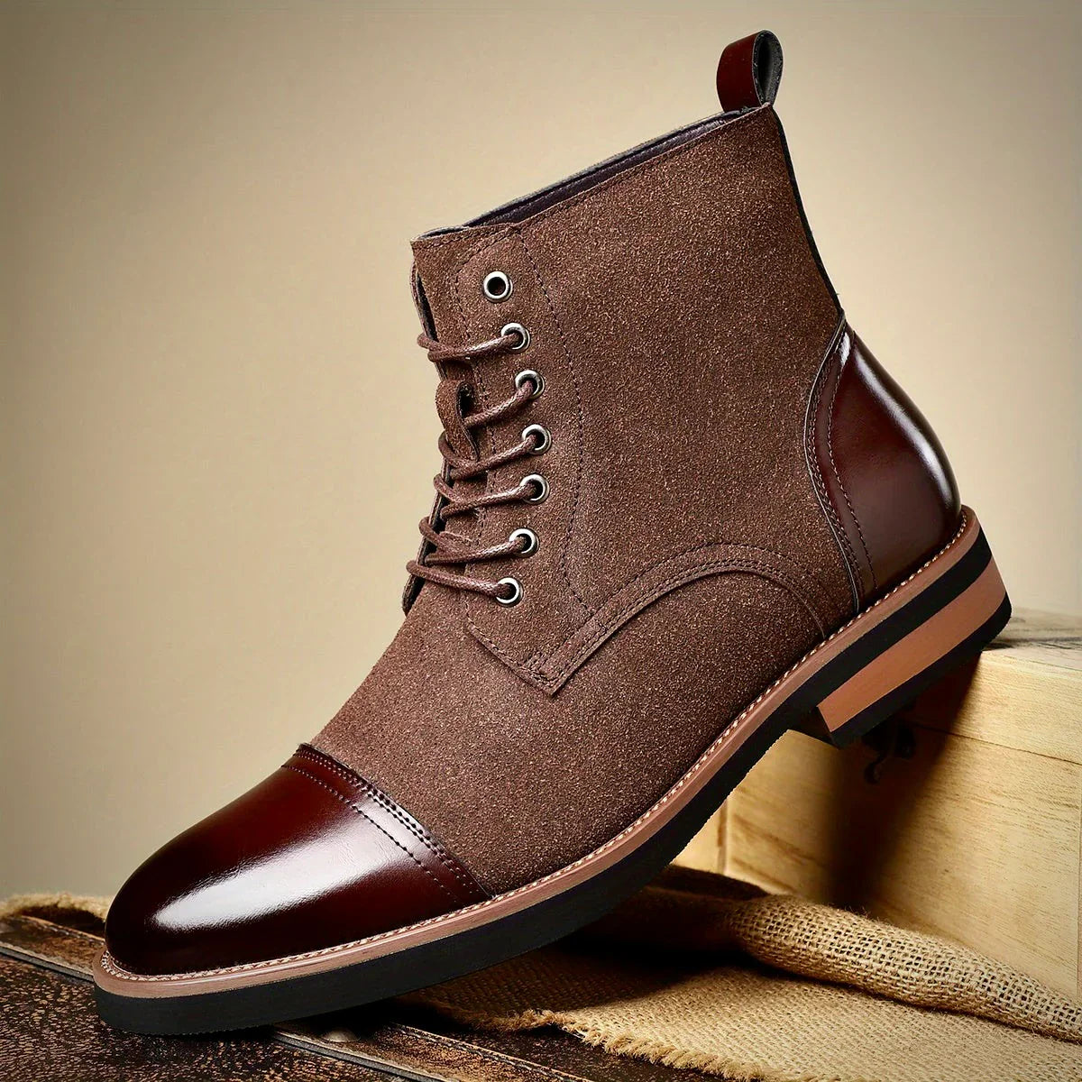 BUCKLE™ | Stivali Oxford fatti a mano