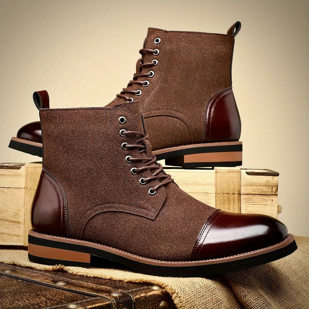 BUCKLE™ | Stivali Oxford fatti a mano