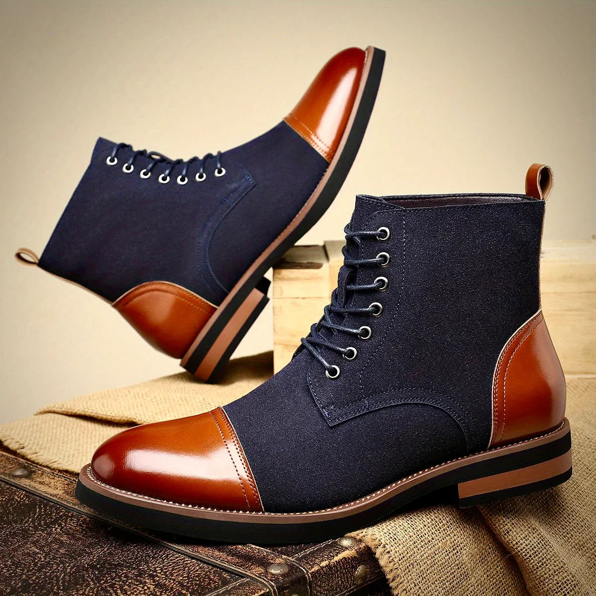 BUCKLE™ | Stivali Oxford fatti a mano