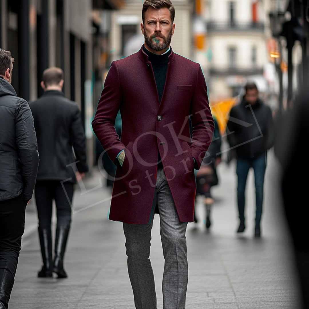 GREG™ | CAPPOTTO ELEGANTE COLLO COREANO