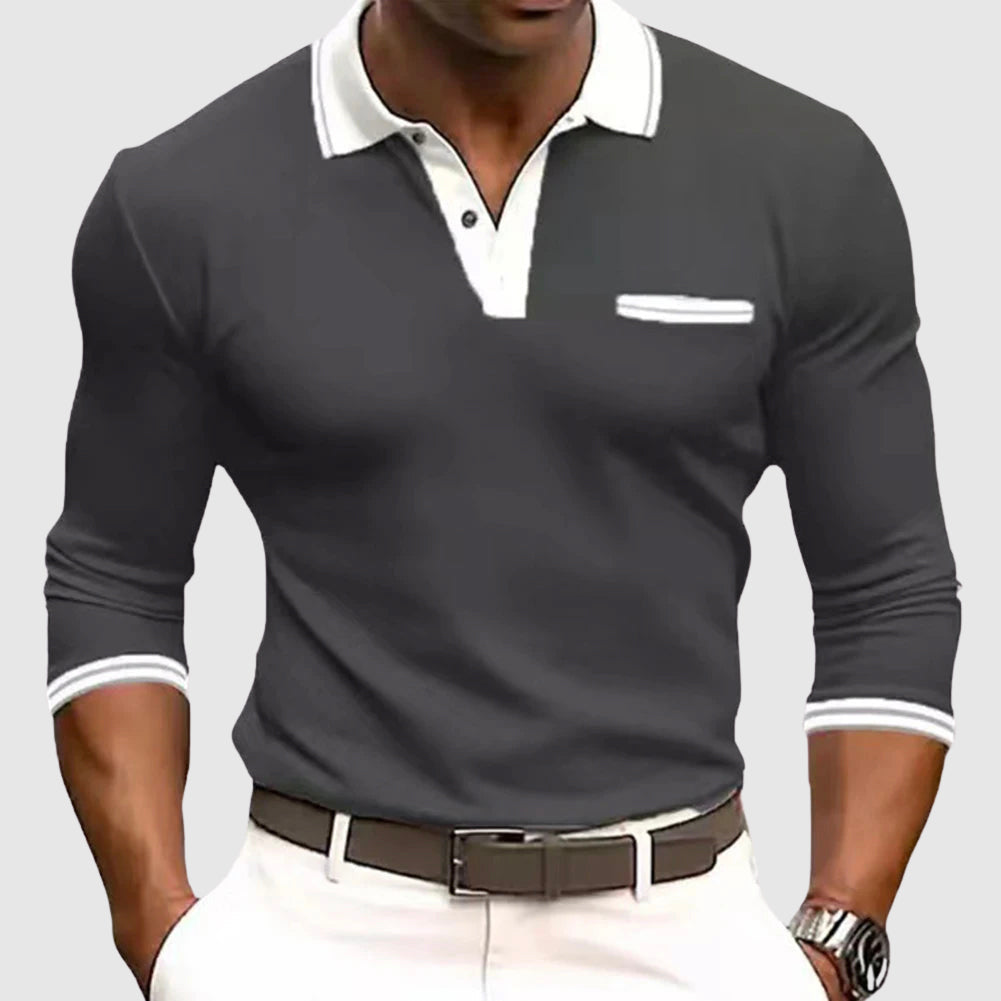 NOOAH™ | ELEGANTE POLO MANICA LUNGA