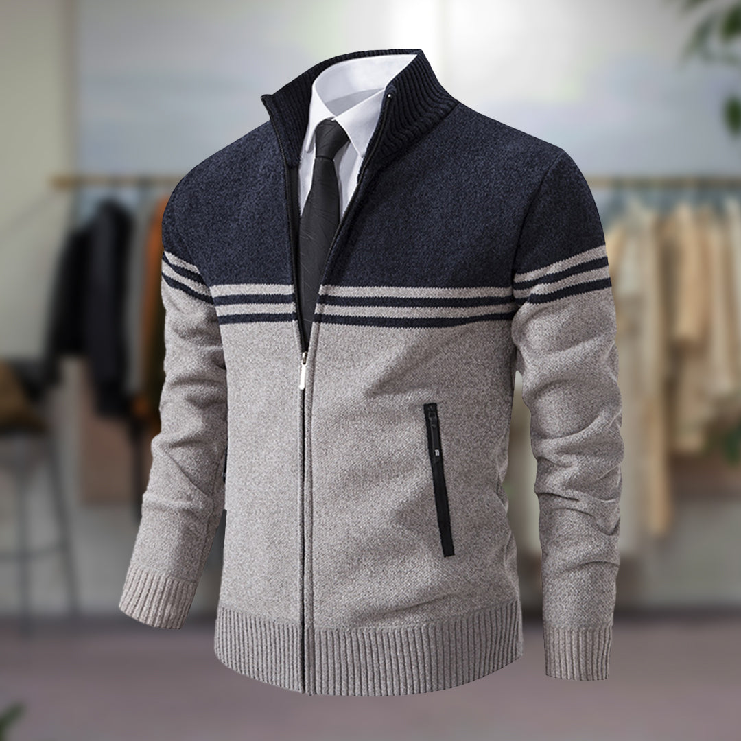 NORMAN™ | CARDIGAN ELEGANTE CON ZIP