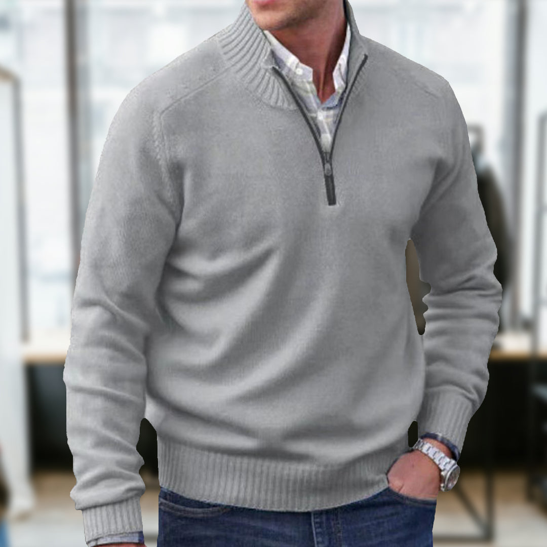 LORIS™ | MAGLIONE CASUAL CON ZIP